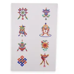 Tablou canva cu cele 8 simboluri tibetane