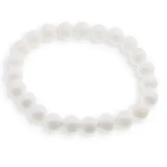 Bratara Coral 8mm, pe elastic, 19cm