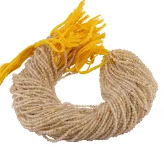 Sirag Citrin rutilat sfere fatetate 3mm, 31-32cm