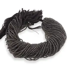 Sirag Cuart fumuriu sfere fatetate 3mm, 32-33cm
