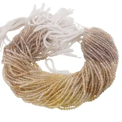 Sirag Fluorit galben degrade sfere fatetate 3mm, 31-32cm