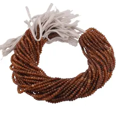 Sirag Granat Hessonit degrade discuri fatetate 4mm, 32-33cm
