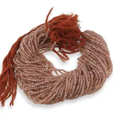 Sirag Piatra Lunii maro sfere fatetate 3mm, 31-32cm