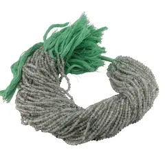 Sirag Prasiolit sfere fatetate 3mm, 30-31cm