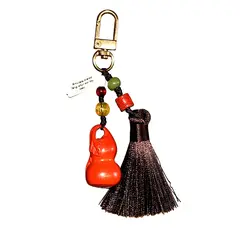 Amuleta breloc feng shui wu lou rosu