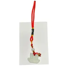 Amuleta feng shui cu floare de lotus din jad