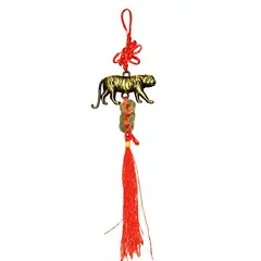 Amuleta feng shui Tigru cu 3 monede chinezesto