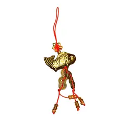 Amuleta feng shui peste cu monede chinezesti