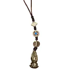 Amuleta feng shui din metal Mana cu matanie