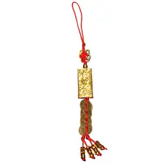 Amuleta feng shui lingou de aur si nod mistic