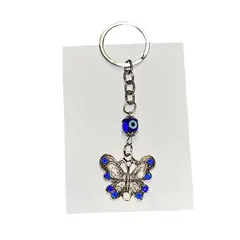Breloc feng shui cu Fluture si ochi protector