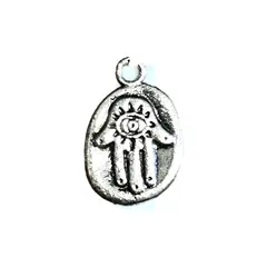 Accesoriu din metal Hamsa gravata