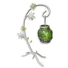 Suport lumanare cu borcan verde
