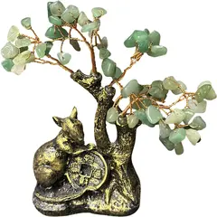 Copac cu pietre de Aventurin si statueta Sobolan