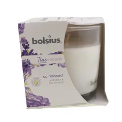 Lumanare parfumata tip borcan Bolsius -  lavender chamomile