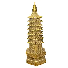 Statueta pagoda cu 8 nivele si buddha
