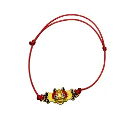 Bratara feng shui pe snur cu Ru Yi si dragon