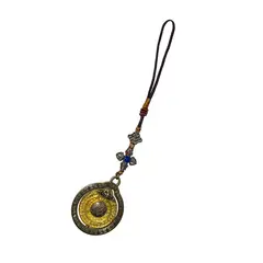 Amuleta feng shui zodiac și Dubla dorje, aurii