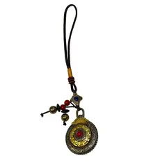 Amuleta feng shui zodiac si lotus, auriu