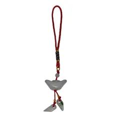 Amuleta feng shui din jad cu pepita