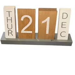Calendar din lemn, placi