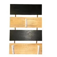 Decoratiune din lemn cu patru elemente dreptunghiulare
