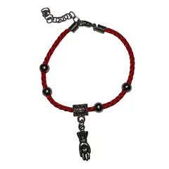 Bratara cu elemente din metal si Hamsa