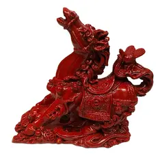 Statueta din rasina Calul celest pe monede si pepite