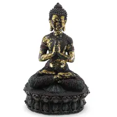 Statueta Feng Shui Buddha Mudra Anjali, simbol al recunostintei, paci interioare si iluminarii spirituale
