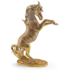 Statueta Feng Shui Cal Cabrat cu motive tribale