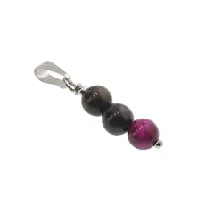 Pandantiv mix Ochi de tigru sfere, 6mm