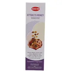Betisoare parfumate HEM Attracts Money, 25g