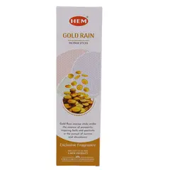 Betisoare parfumate HEM Gold Rain, 25g