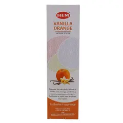Betisoare parfumate HEM Vanilla Orange, 25g
