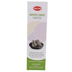 Betisoare parfumate HEM White Sage, 25g