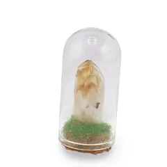 Cupola cu cristal natural Citrin cu varf, 65mm