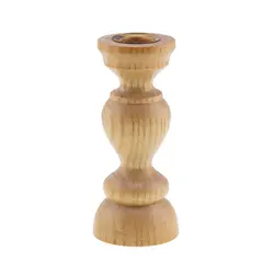 Sfesnic vintage din lemn sculptat manual, finisaj natur, 8cm