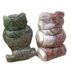 Bufnita Agat indian figurina gravata 47mm