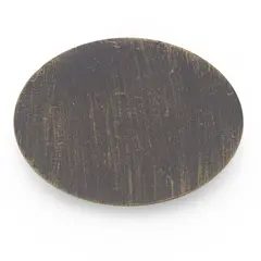 Platou decorativ din metal, model minimalist pe picior, 15cm