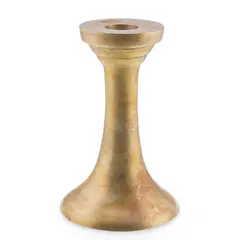 Sfesnic vintage din alama, model conic clasic, 16cm