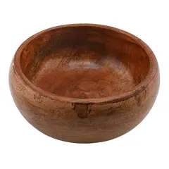 Bol din lemn natural pentru cristale, 10cm
