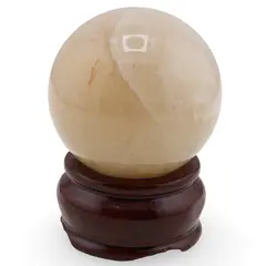 Calcit Galben, sfera naturala unicat, Z13