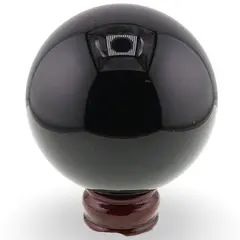Obsidian, sfera naturala unicat, I10