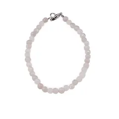 Bratara Agat natural sfere fatetate 4mm