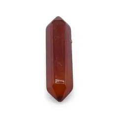 Cristal cu doua varfuri Carneol pentru meditatie si grila de cristale