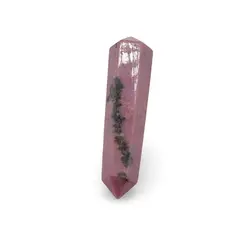 Cristal cu doua varfuri Rodonit pentru meditatie si grila de cristale