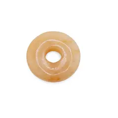 Pandantiv Calcit donut pi, 20mm