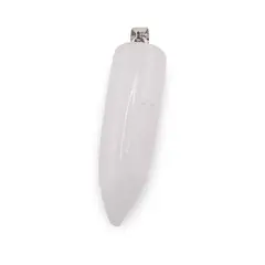 Pandantiv Cristal de stanca circular cu varf, 40mm