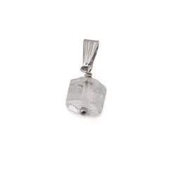 Pandantiv Cristal de stanca tub fatetat, 10mm