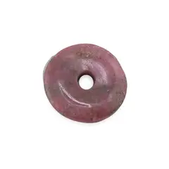 Pandantiv Rodonit donut pi, 15mm